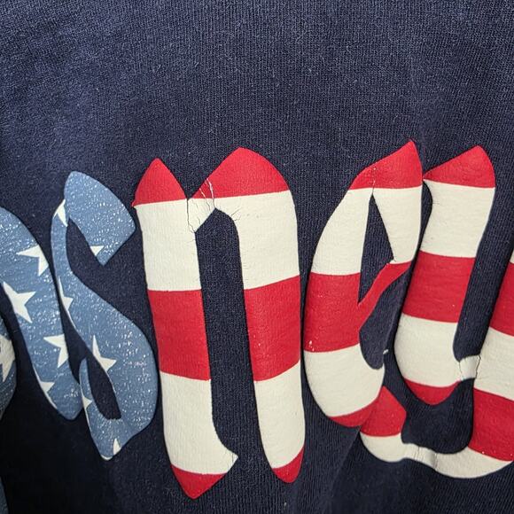 Disney Parks Red White Blue Mickey Mouse Oversized Spirit Jersey Size Small - Picture 8 of 9